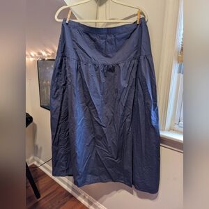 Old Navy Blueish Grey Maxi Skirt